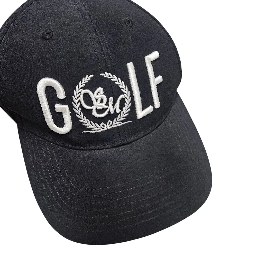 Adidas Black Golf Cap One Size Fits Most Adjustable Sports Hat‎ Polyester